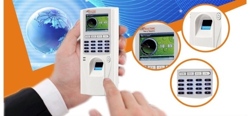 T61h Hand Held Biometric Attendance Device - Plastic And Metal, 5000 Fingerprint Users, 5000 Password Users, 100,000 Attendance Records, 32 Bit Cpu, Gprs Connectivity | Ideal For Schools, Hotels, And Hospitals