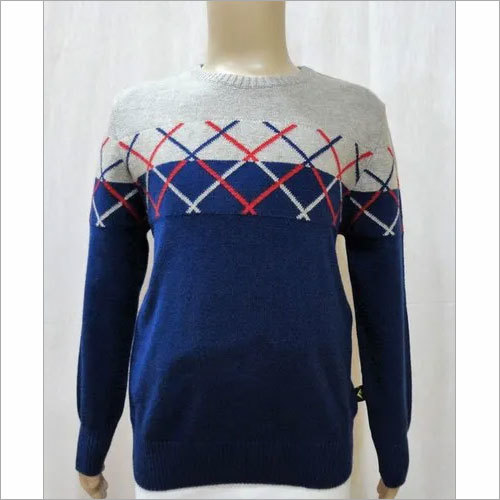 लड़के के बच्चे का चेस्ट जैक्वार्ड स्वेटर