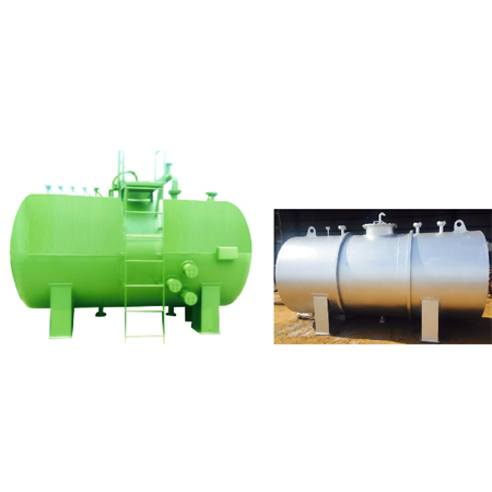 Red Chemical Tanks