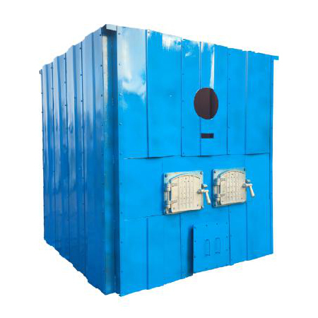 Blue Furnace Casing Doors