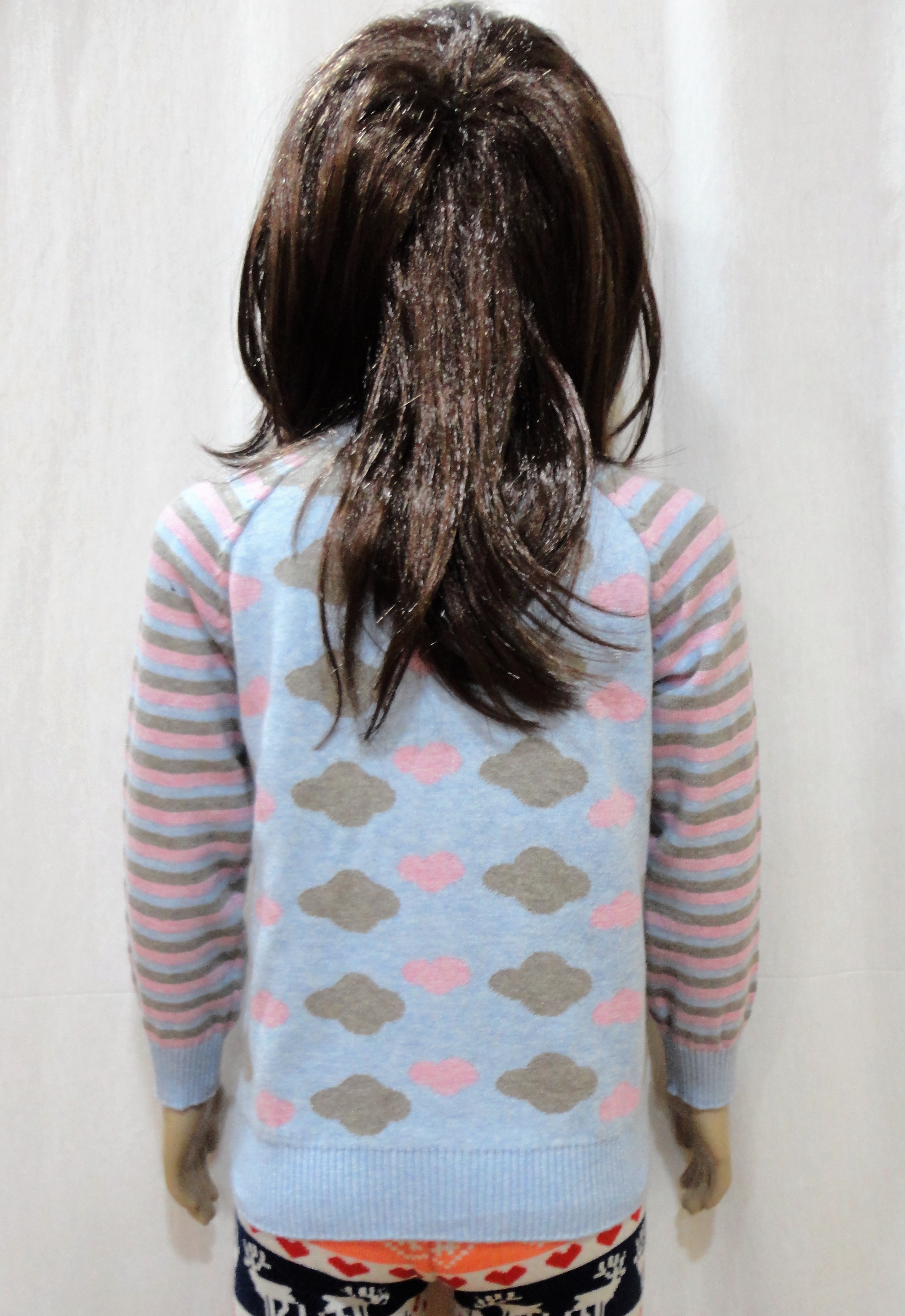 3 Color Set Girl Kid Zipper Sweater