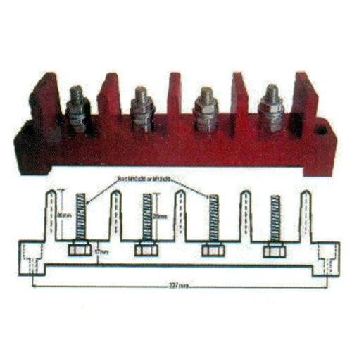TSB 410 Phase Connector - Copper Rust Resistant, M10x30 Bolt Size, Thickness 1-6 Millimeter