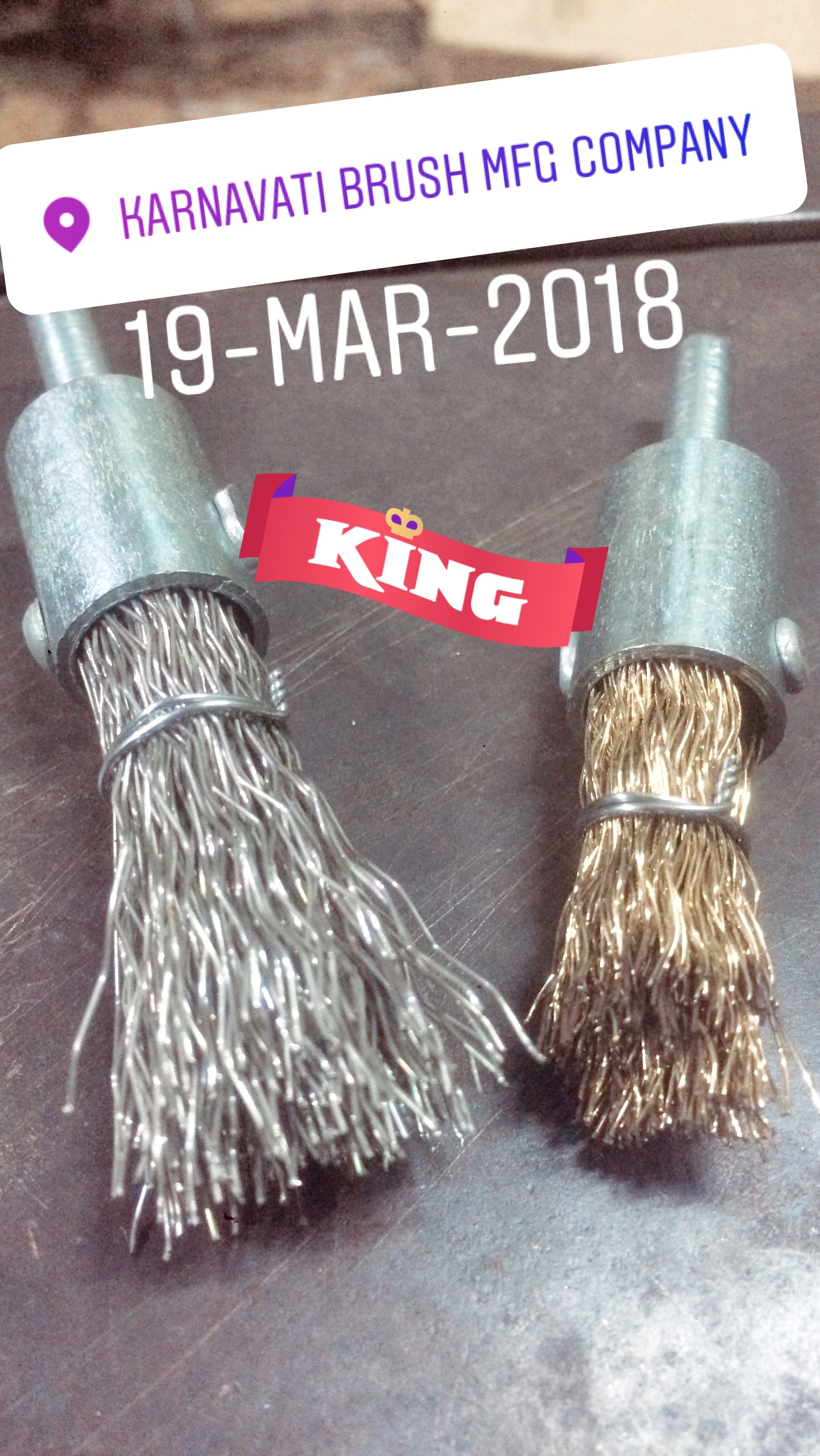 Brass Wire End Brushes - High Grade Brass Wire, Cylindrical Shape, All Diameters Available, Low Maintenance And Long Service Life For Industrial Use