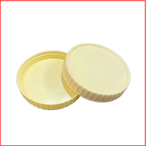 96 MM Design Cap - Plastic, 96 Millimeter Diameter, Available in All Colors, Screw Cap Type for Jars, Lightweight, High Strength, Customizable Options