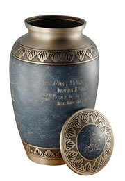 Silver Argento Bronze Cremation Urn
