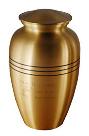 Silver Argento Bronze Cremation Urn