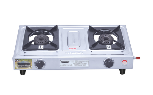 Biogas Stove Double Burner Mini Plus Application: Commercial