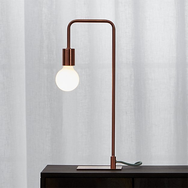 Plating Black And Silver Iron Table Lamp