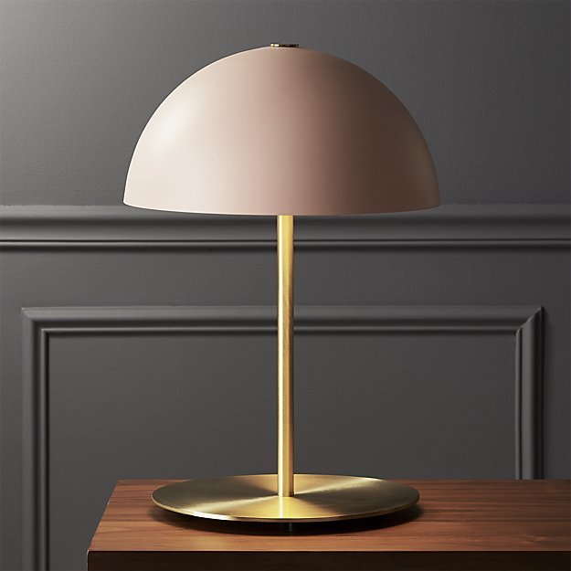 Brass Six Arm Table Lamp