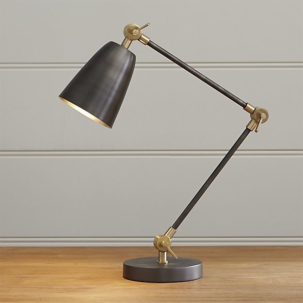Gold Triangle Shaped Lamps