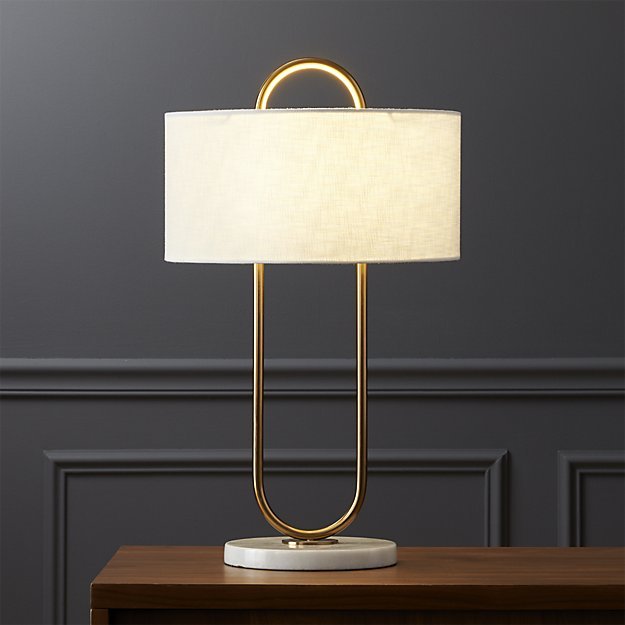 Black And Gold Office Table Lamp