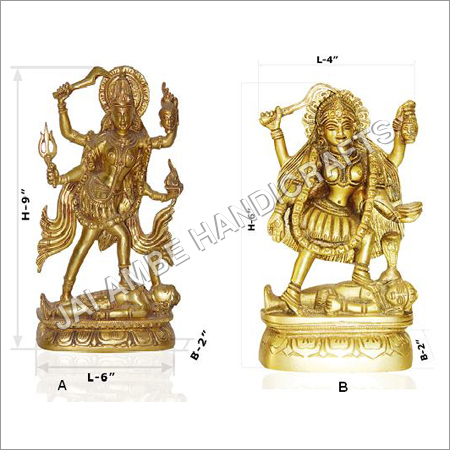 पीतल की कलिमा की मूर्ति
