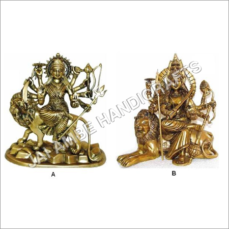 पीतल की दुर्गा माँ की मूर्ति