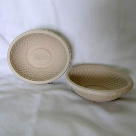 Plant Starch Bowl - Paper, 100ml, Brown | Disposable, Eco-Friendly, Custom Design, Leak Proof, Perfect for Hotels, Events, and Parties
