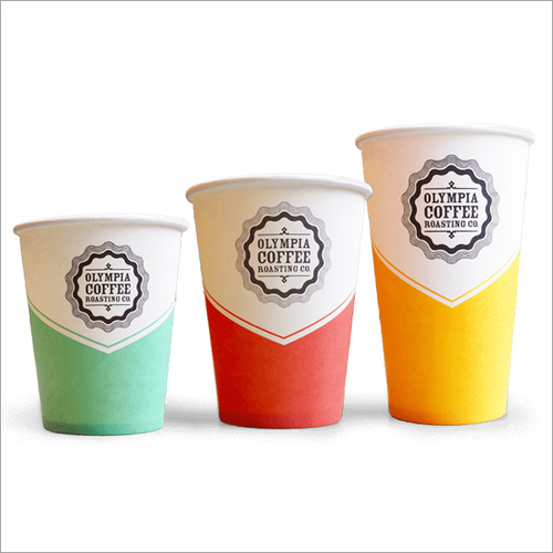 Yellow And Red Customized Printed Paper  Cup
