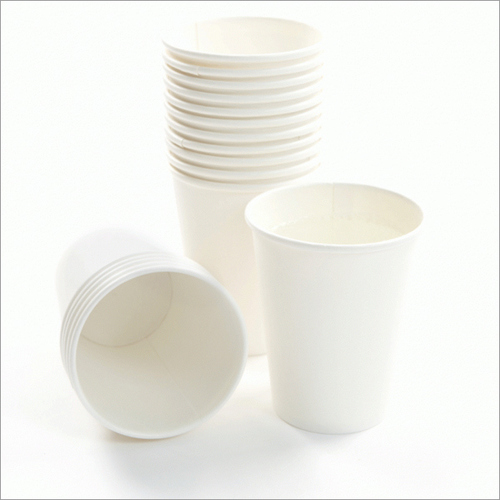 White Plain Paper Cup Size: 20-25 Cm