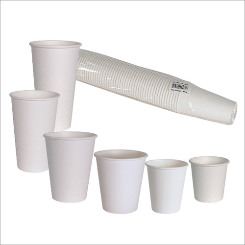 White Plain Paper Cup Size: 20-25 Cm