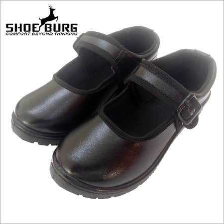 Black Kids School Shoes