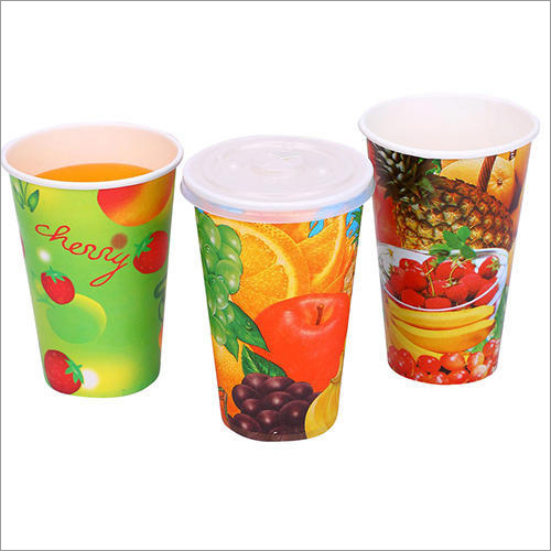 Orange Juice Paper Cup