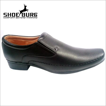 Mens Black Synthetic  Shoes