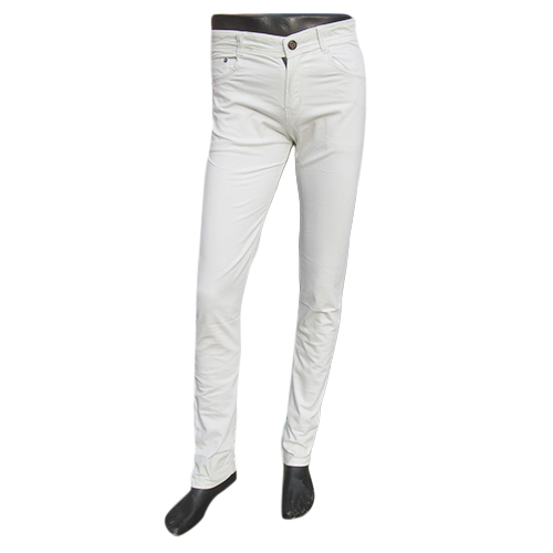 Regular Fancy White Jeans