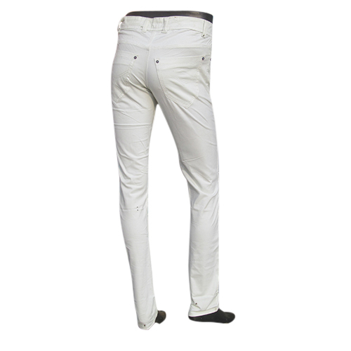 Regular Fancy White Jeans