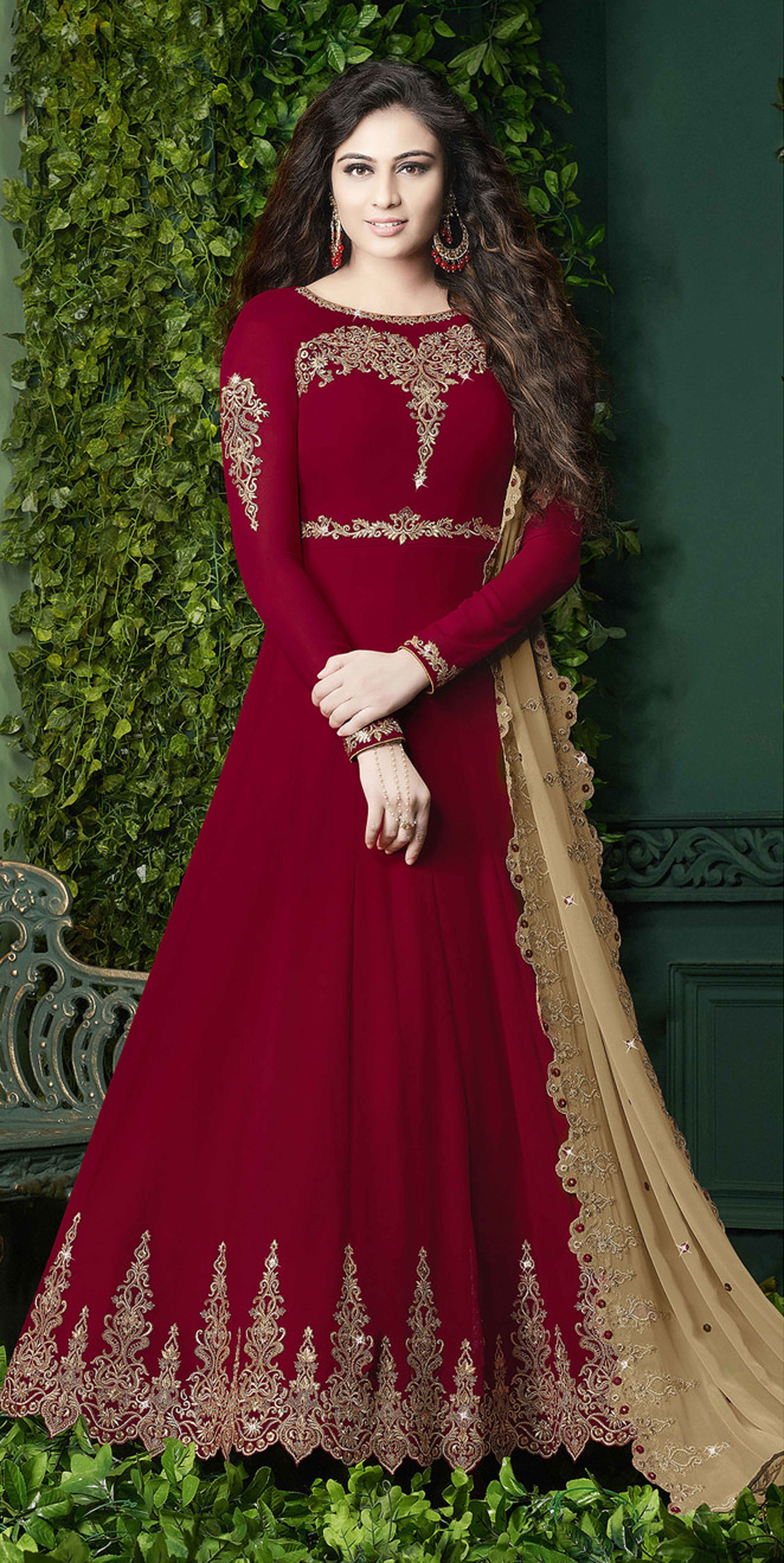 As Per Image Gown Suit