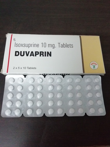 Isoxsuprine Tablets - 10 mg Strength | Enhance Blood Circulation, Improve Cold Extremities, Suitable for All Users