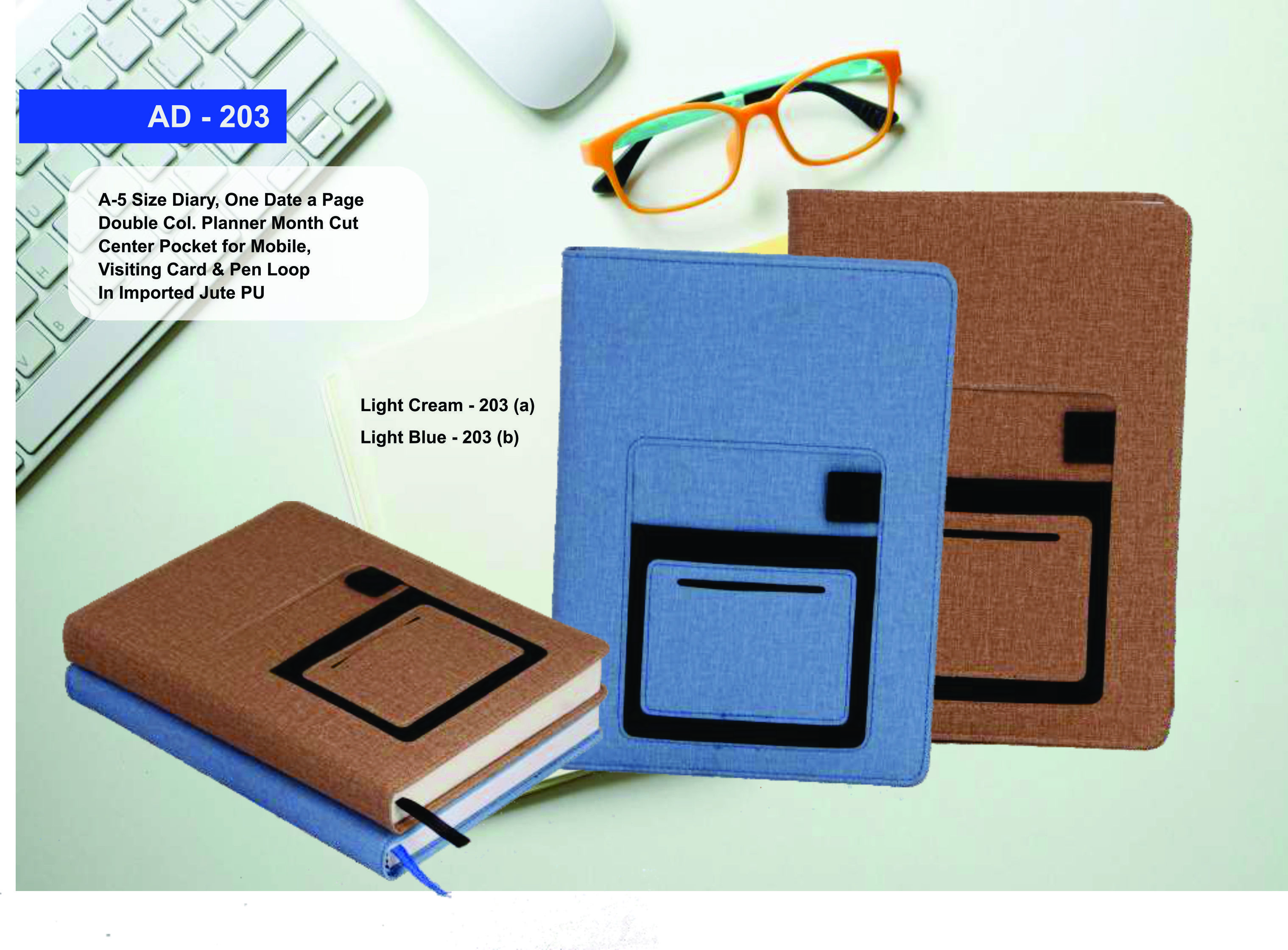 Handmade A5 New Year Diary
