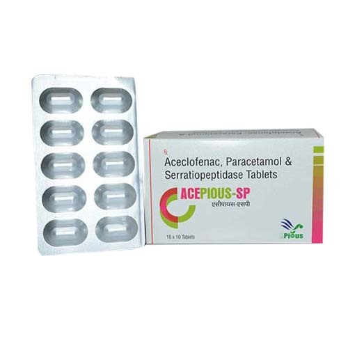 Aceclofenac Paracetamol Tablets - Effective Pain Relief Formula , Targeted Action for Muscular-Skeletal Disorders and Arthritis