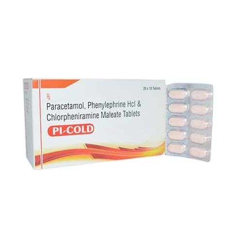 Paracetamol, Phenylephrine Hcl & Chlorpeniramine Maleate Tablets Dry Place