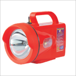 Rechargeable Torch - Plastic, Standard Size, Multi Colour | LED Focus, Side 6 LED, Long Range Illumination, 1-Year Warranty, Heat Resistance