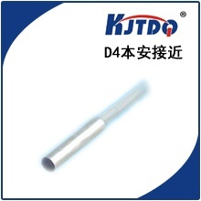 D4 Namur Proximity Sensor - Nickel-Copper Alloy, 4x8 Housing Size, IP67 Protection | Accuracy 2%, Hysteresis 1-20%, Ambient Temp -25 to 70°C, Yellow LED Indicator