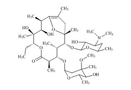 एरिथ्रोमाइसिन एप इंप्योरिटी ई (एरिथ्रोमाइसिन ए एनोल ईथर) कैस नंबर: 33396-29-1