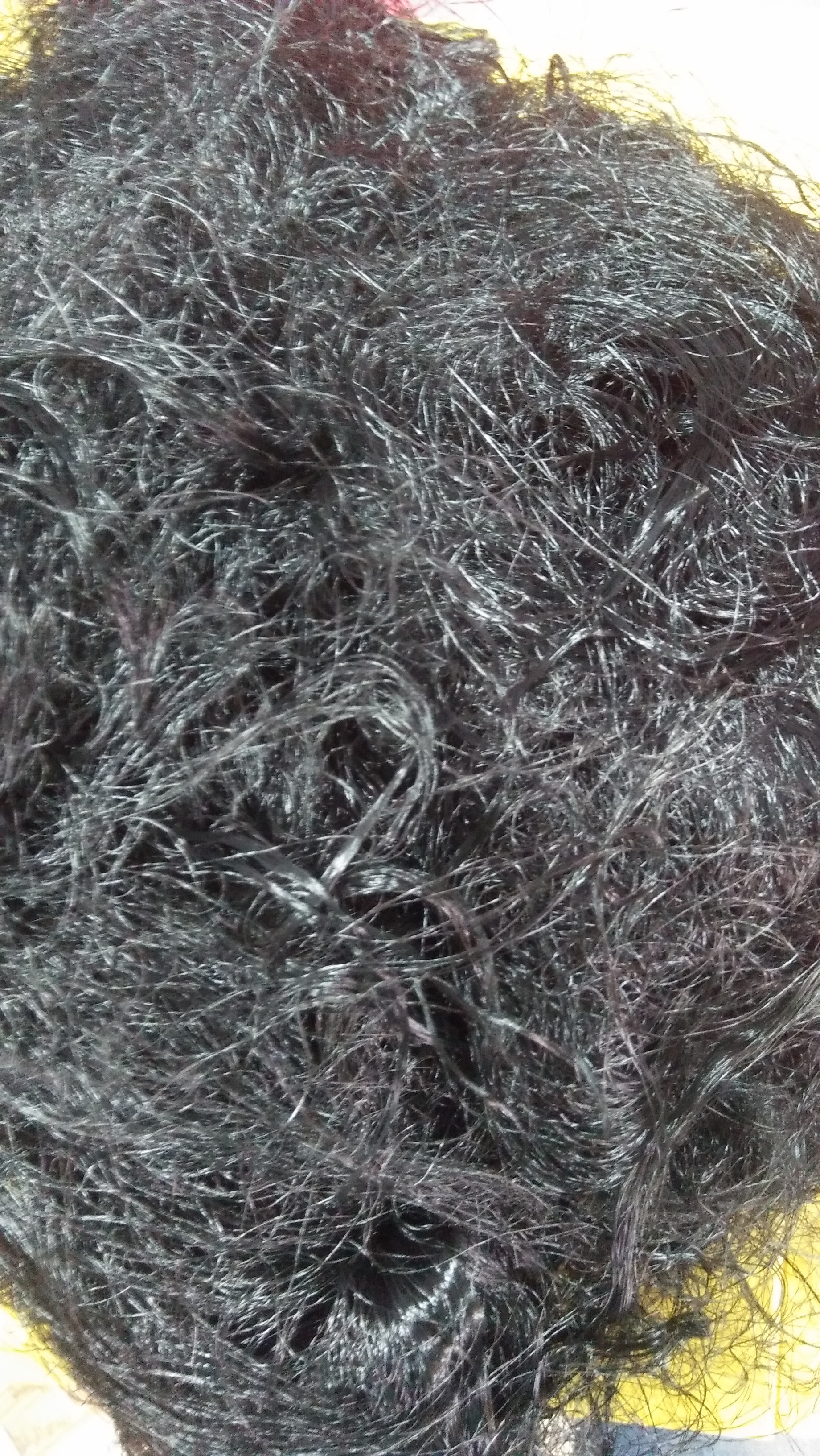 Polyester Waste - 35 Kgs Bulk Patli, Premium Grade A Black Polyester Material