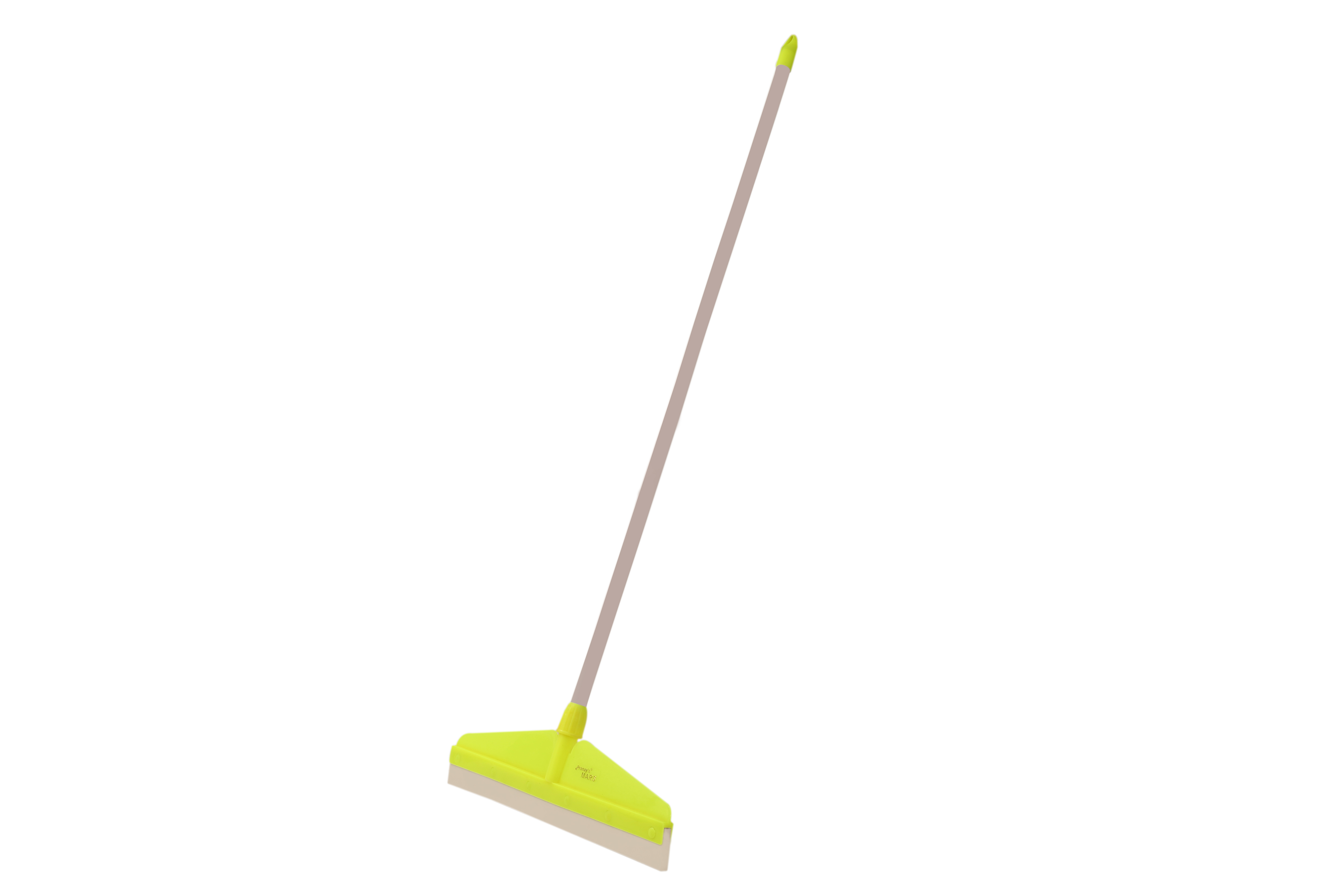 Cleanup Wipers - High Quality Rubber Sheet & Metal Handle, 21x2.25 Inches, Pink & Lemon - Efficient Vacuum Water Removal For Safe Floors