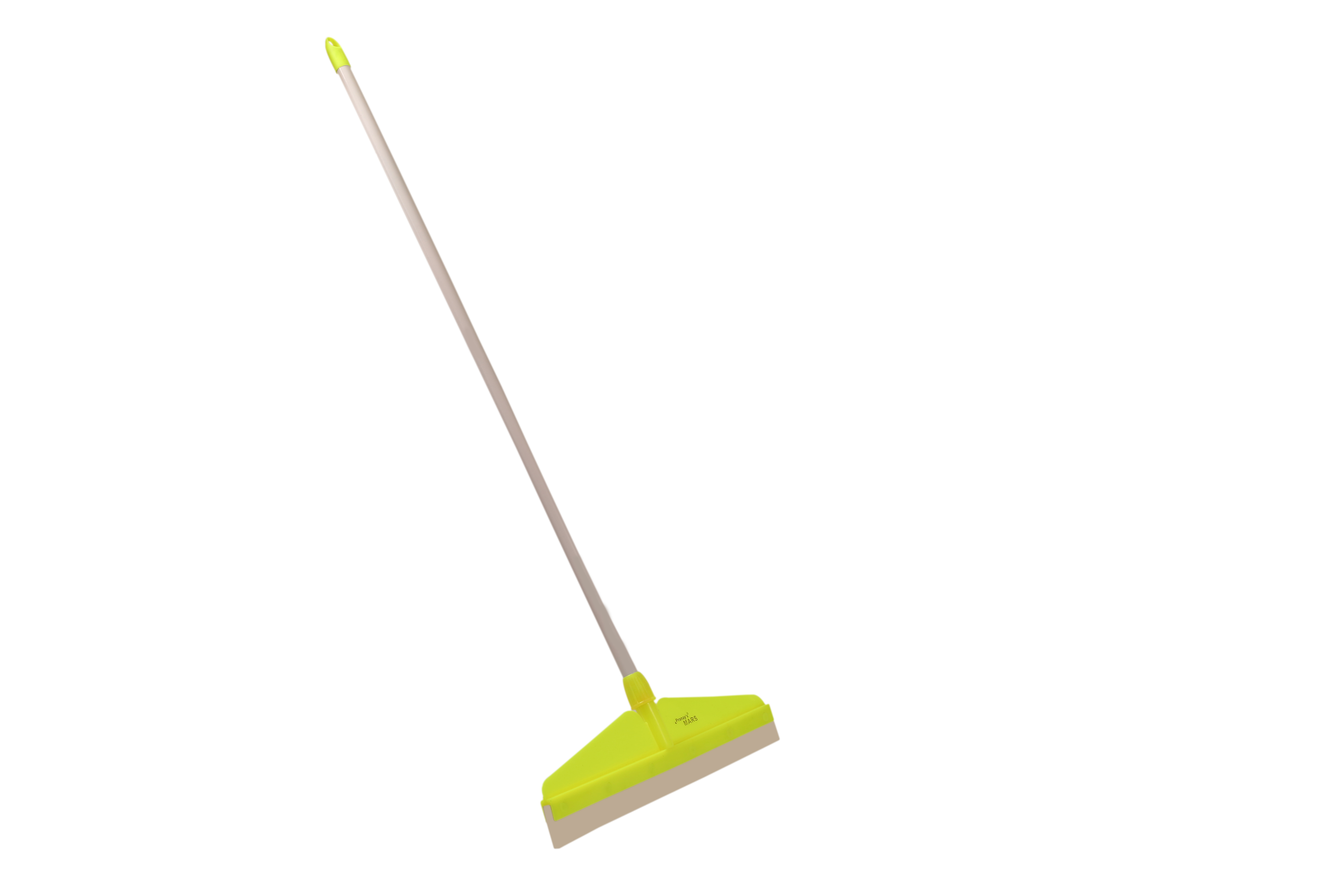 Cleanup Wipers - High Quality Rubber Sheet & Metal Handle, 21x2.25 Inches, Pink & Lemon - Efficient Vacuum Water Removal For Safe Floors