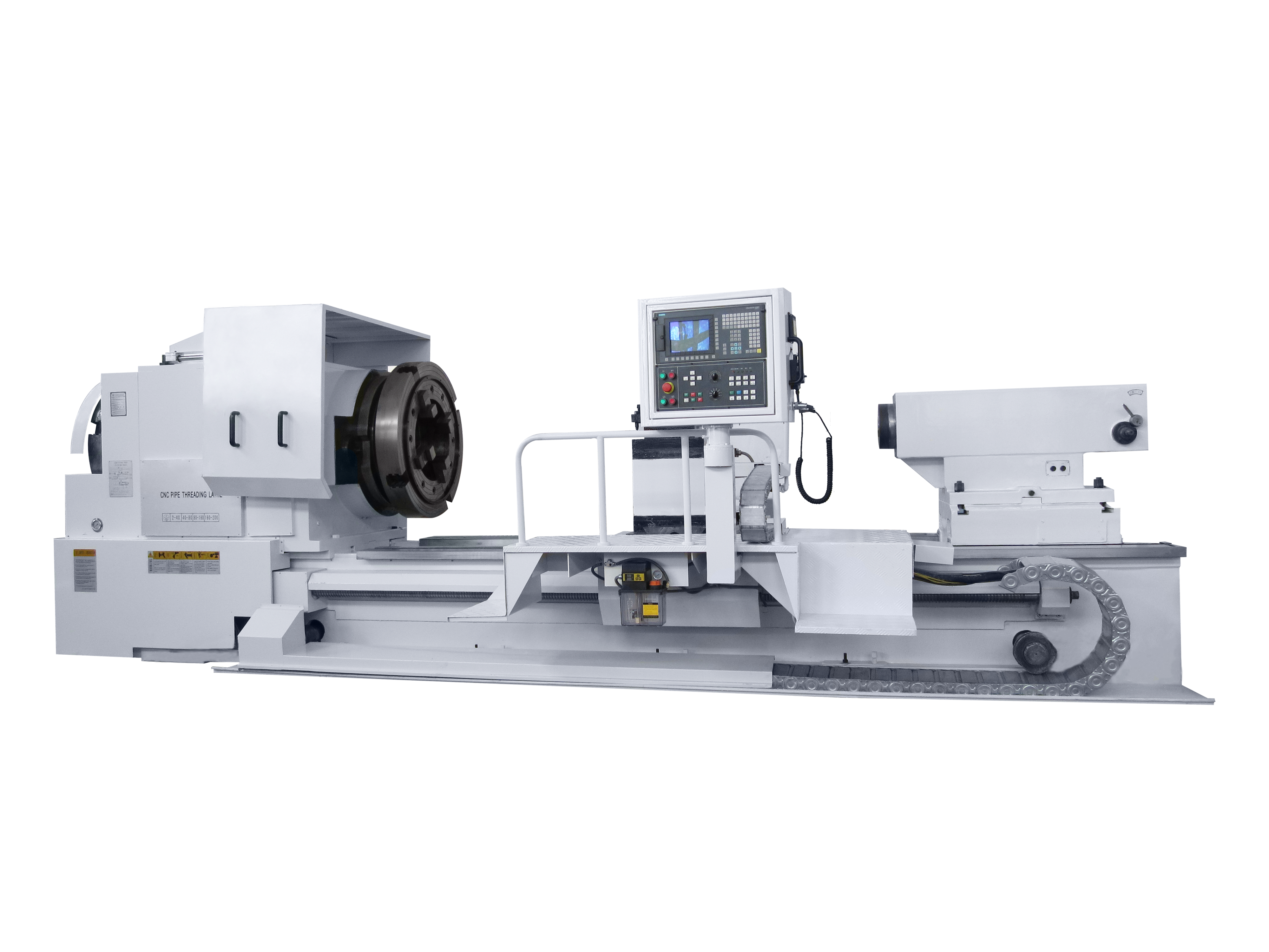 Cnc Oil Country Pipe Threading Lathe - External Dia. 460mm, Max. Length 2800mm, Spindle Bore 465mm | High Efficiency, Eco-friendly, Low Noise, Simple Control, Stable Performance