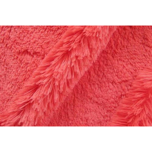 Red Sherpa Fur Fabric