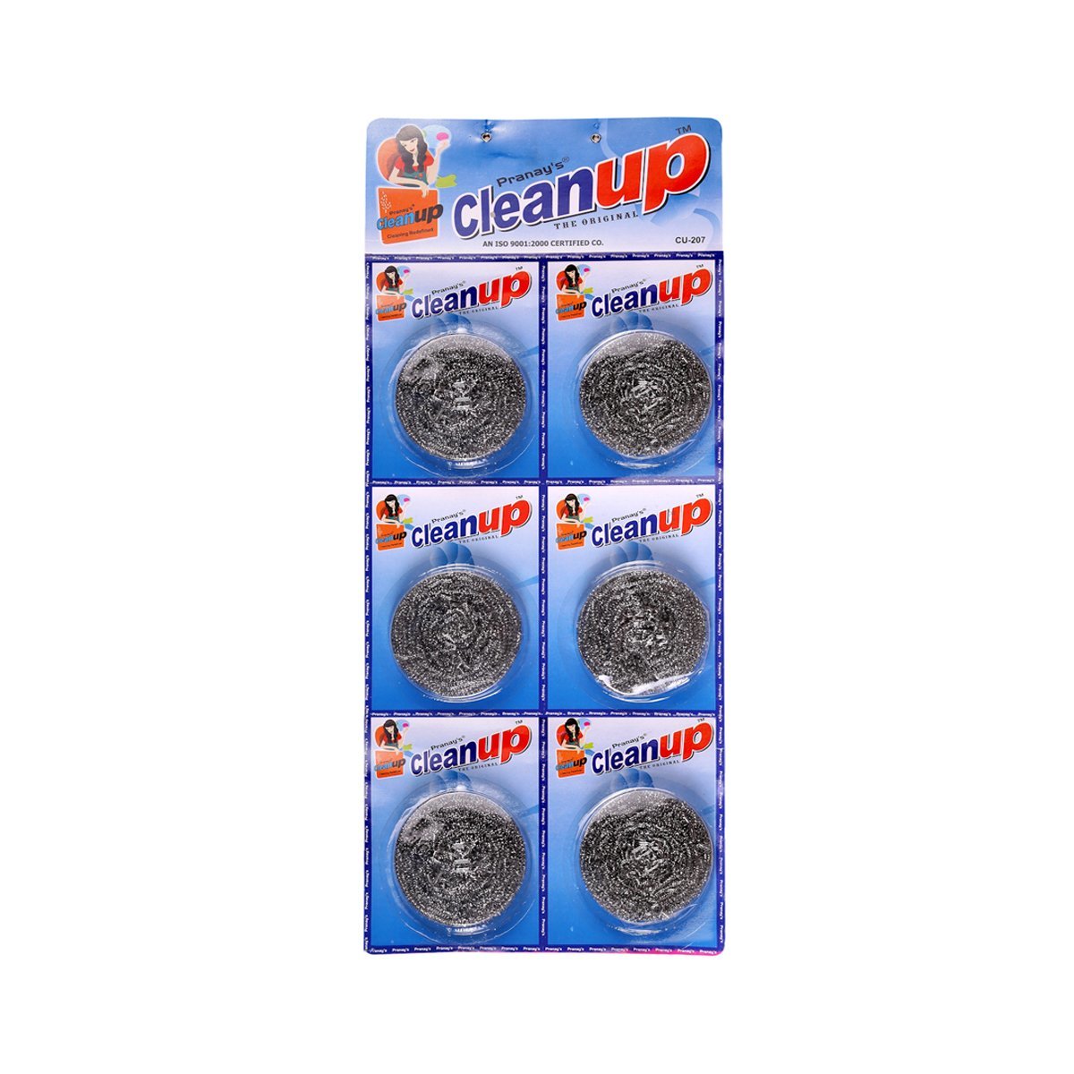 Blue Kitchen Cleaning Scrubber