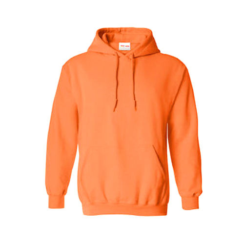 Orange Plain Sweatshirts