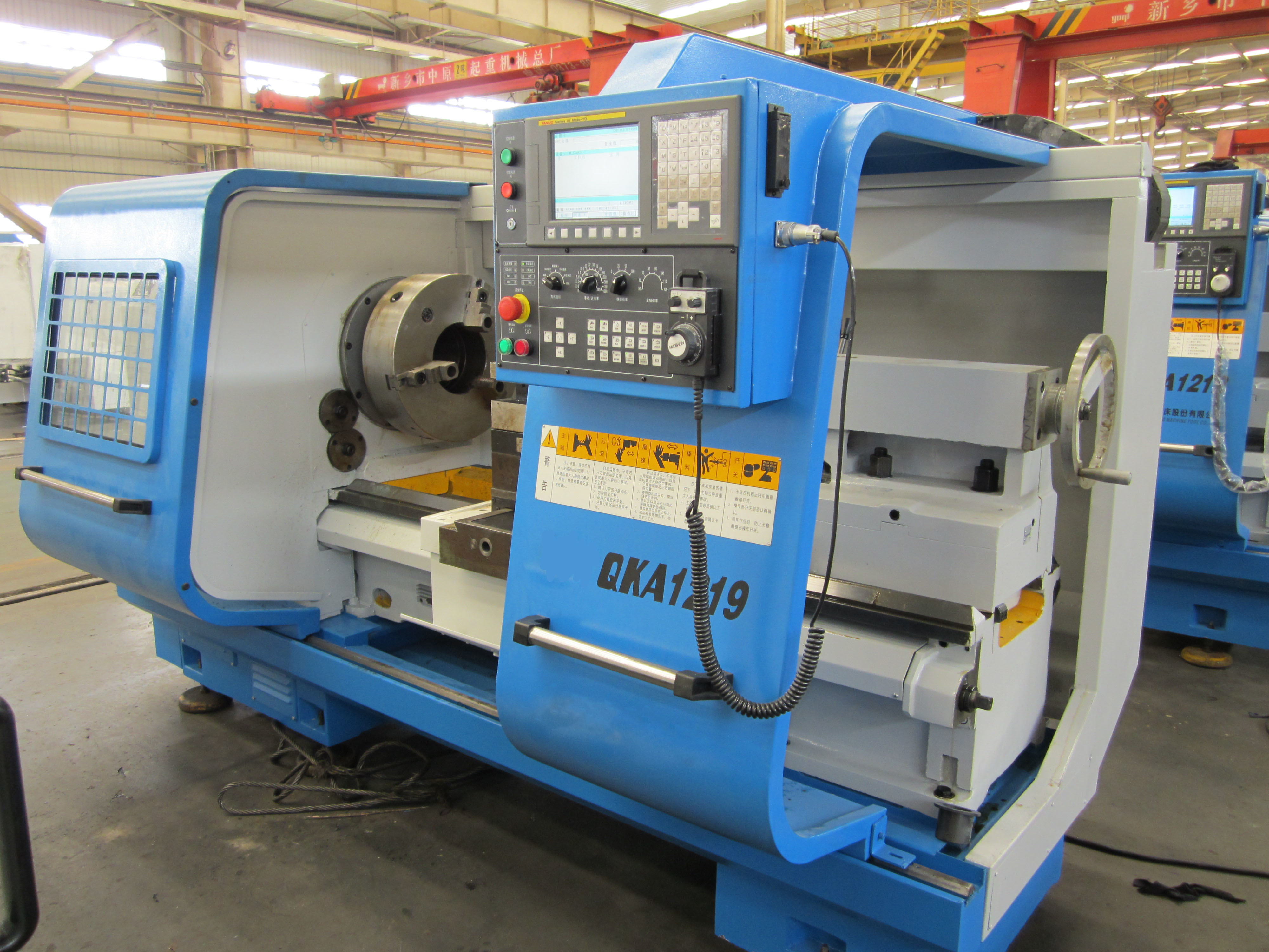Automatic Fanuc System Cnc Pipe Threading Lathe Machine For Oil Industry Qk1226