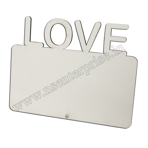 BT-64 MDF TABLE FRAME - Sublimation MDF Material,  Bright Colors Transfer, White Finish | Personalised Wooden Photo Frame for Vibrant Prints