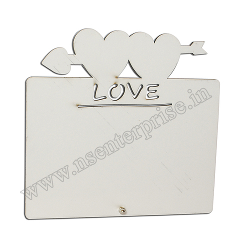 BT-69 MDF Table Frame - MDF Material,  Personalized Photo Frame, Bright White Color, High-Color Transfer For Lively Sublimation Prints