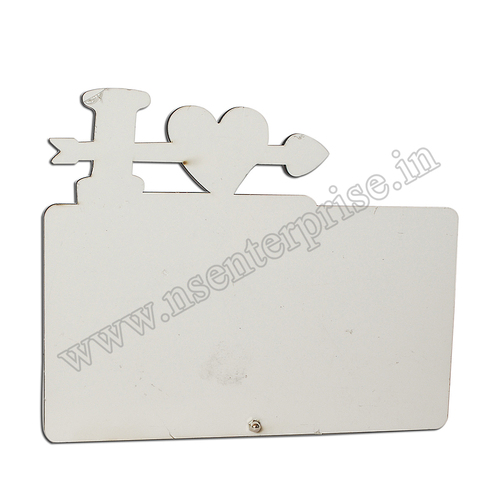 Bt-72 Mdf Table Frame - Mdf Material, White Finish | Personalized Design For Lively Sublimation Prints And Vibrant Color Retention