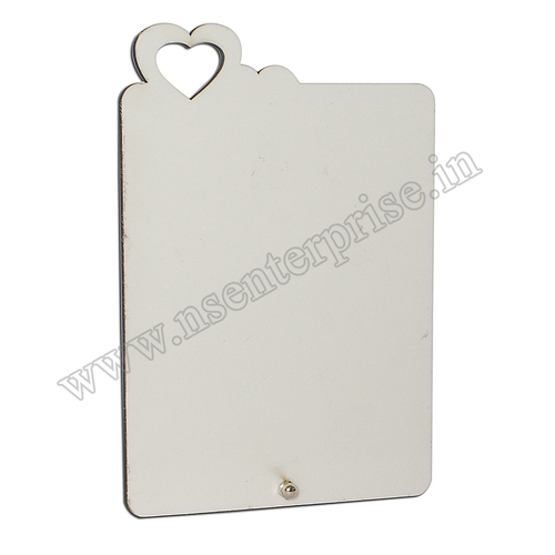 BT-73B MDF TABLE FRAME - Wooden Sublimation Photo Frame, Transparent Finish, High Color Transfer for Lively Prints