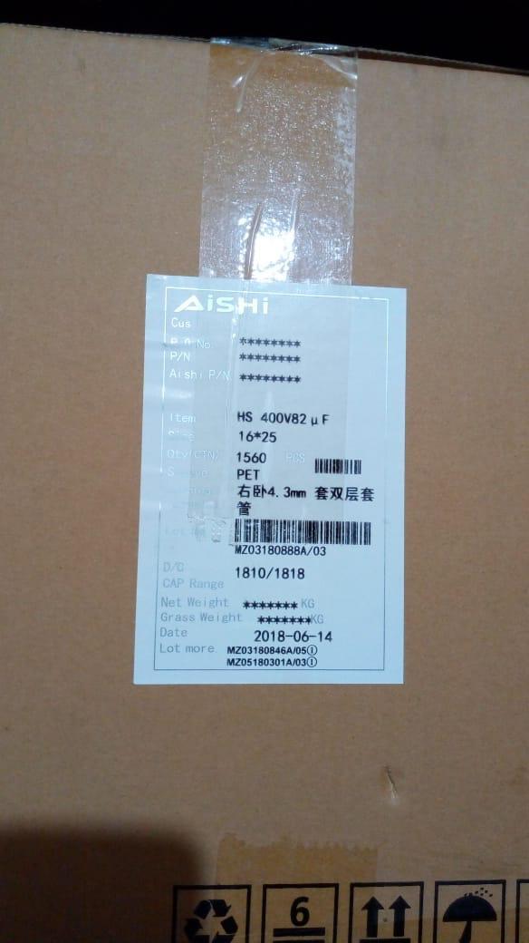 82uf400volts Capacitance: 82