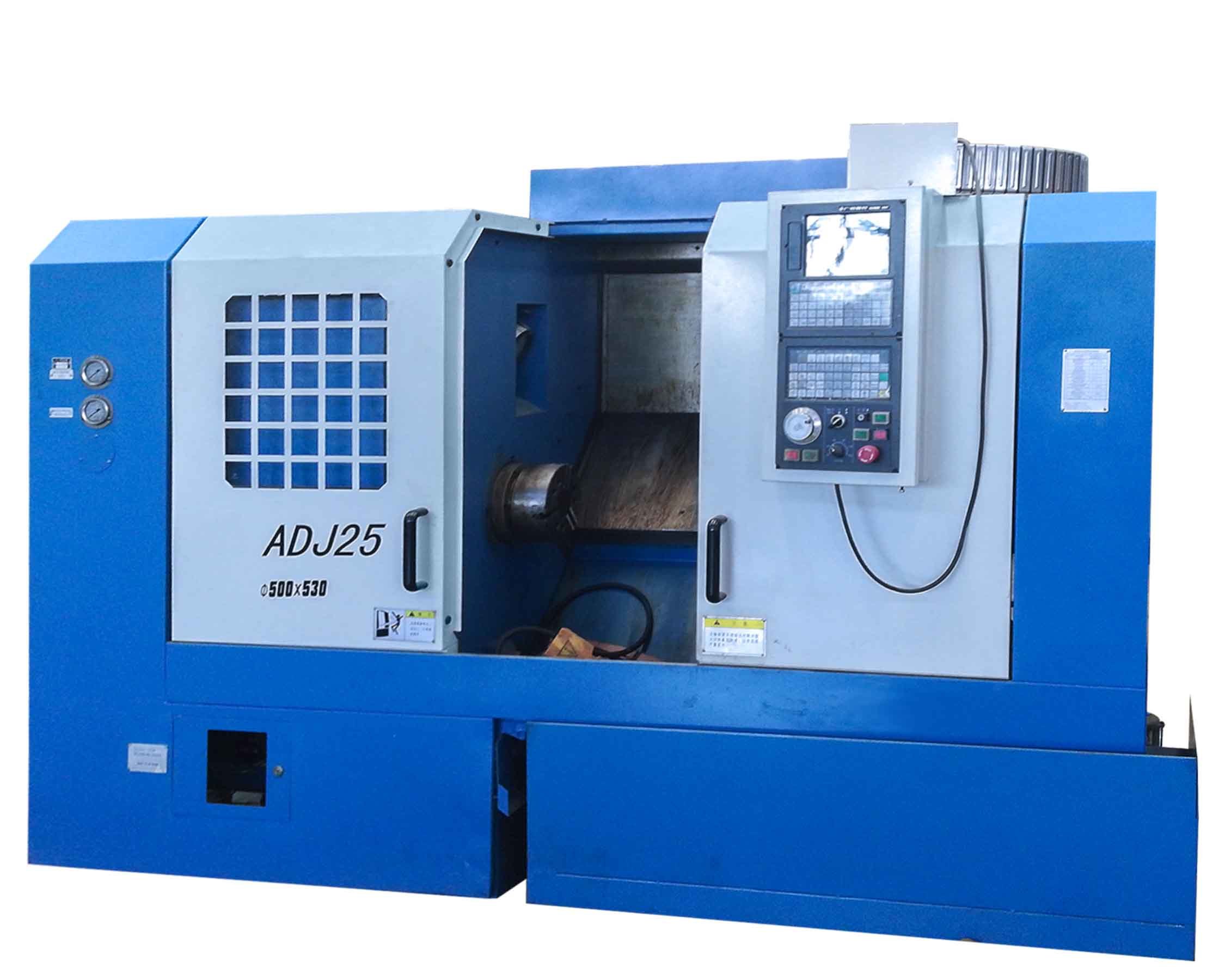 White High Efficiency Slant Bed Lathe Price For Metal Working