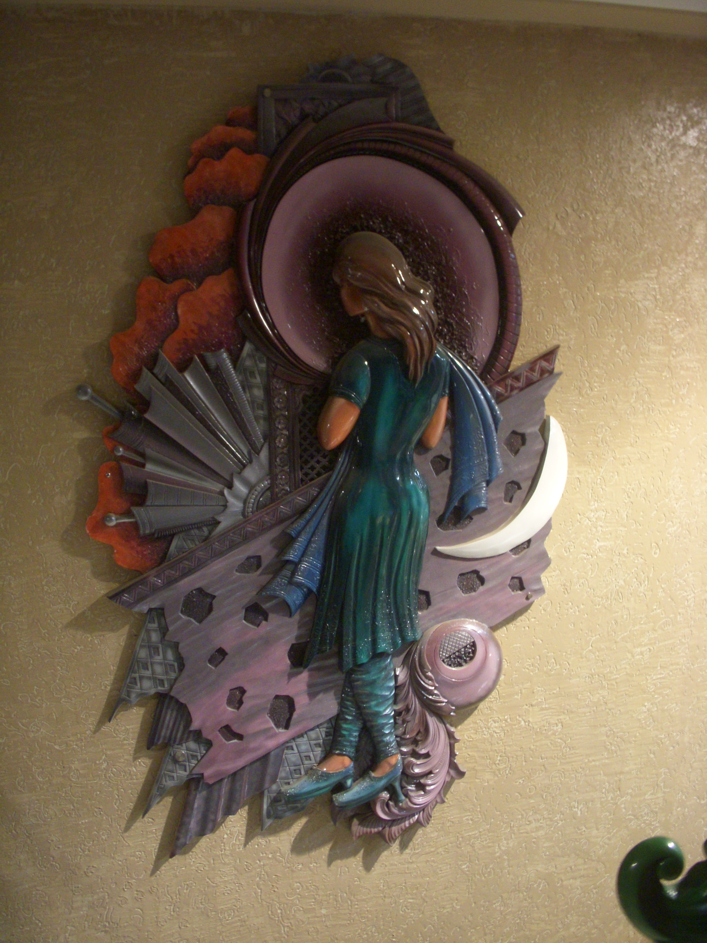Polished Wooden Craving Frame