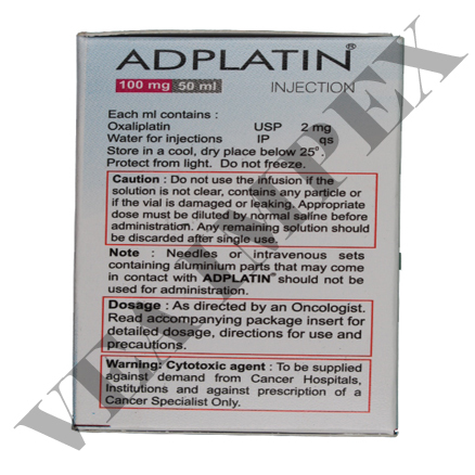 Adplatin 100 Mg(oxaliplatin Injection) Injection